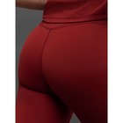 Лосины спортивные женские, размер L, цвет бордовый - Фото 5