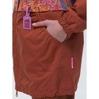 Ветровка для девочек, рост 140 см, цвет шоколадный - Фото 4