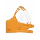 Топ спортивный женский Pelican, размер 50, цвет янтарный - Фото 7