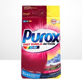 Стиральный порошок Purox Color, для стирки цветного белья, 10 кг 1014793