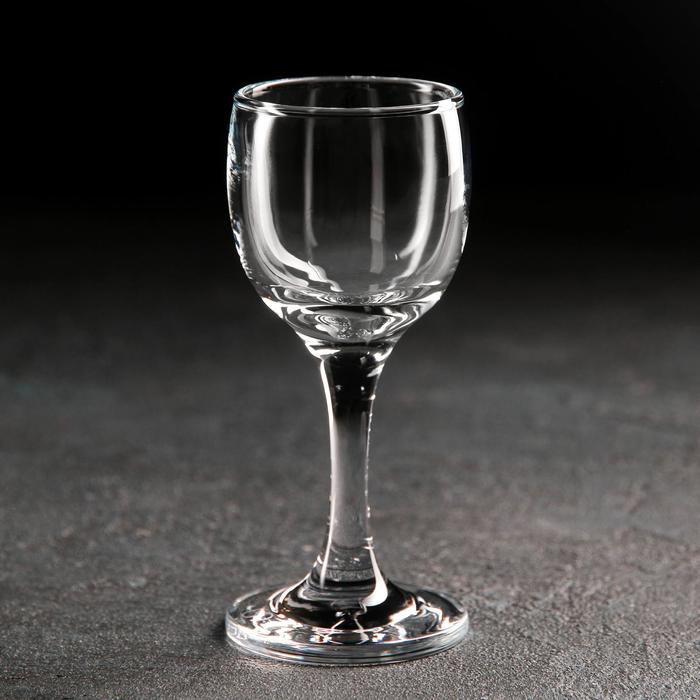 Рюмка для ликёра Paşabahçe Bistro, 58 мл, стекло, прозрачная - Фото 1