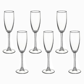 Набор бокалов для шампанского «ЭНОТЕКА», 6 шт, 175 мл