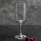 Фужер для шампанского стеклянный Bistro, 190 мл - фото 317850174