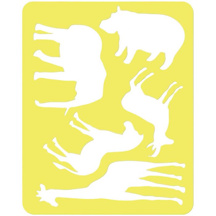 Трафарет для рисования "Животные Африки", европодвес - Фото 1