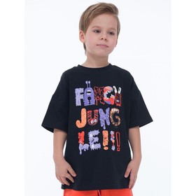 

Футболка для мальчиков, рост 86 см, цвет чёрный