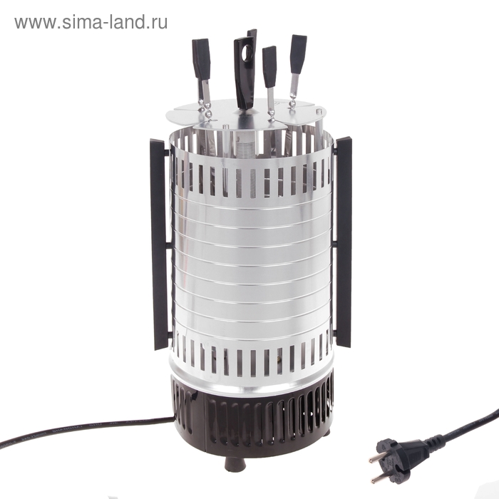 Шашлычница "Великие реки" Охота-3, 5 шампуров, книга рецептов в подарок, мощность 1000 Вт - Фото 1