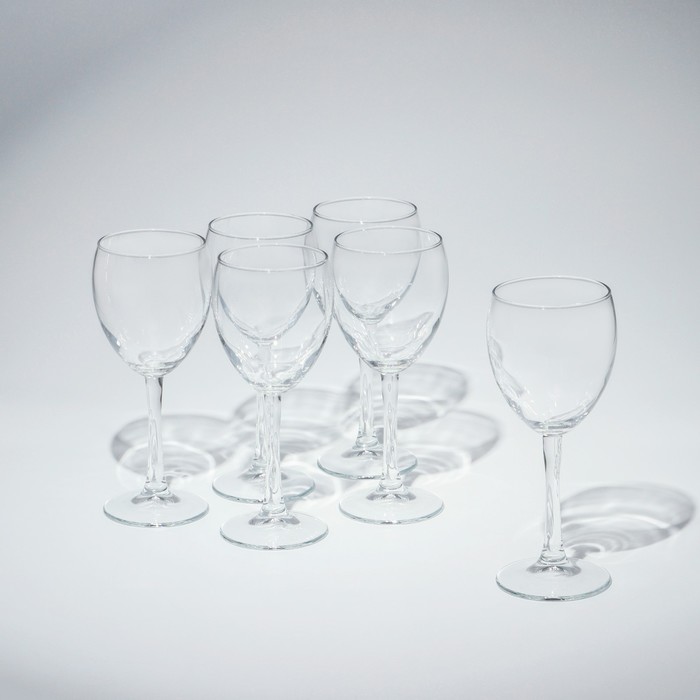 Набор бокалов для вина «Империал плюс», стеклянный, 315 мл, 6 шт
