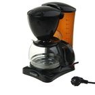 Кофеварка Vigor HX-2115, капельная, 650 Вт, 0.6 л, чёрно-оранжевая - Фото 1