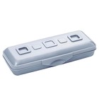 Пенал пластиковый футляр 90х210х40 мм "Премиум", серый жемчуг - Фото 2