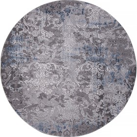 Ковёр круглый Karmen Hali Armina, размер 160x160 см, цвет blue/blue