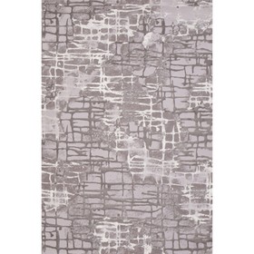 Ковёр прямоугольный Arda Tempo, размер 100x200 см, цвет c.poly l.grey/l.grey