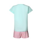 Комплект домашний женский «Кошки»(футболка/шорты), цвет мята/розовый, размер 46 - Фото 12