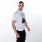 Футболка мужская с принтом «Just be», цвет белый, размер 48 9540936