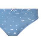 Трусы женские слипы, цвет голубой, размер 50/XL - фото 805381374