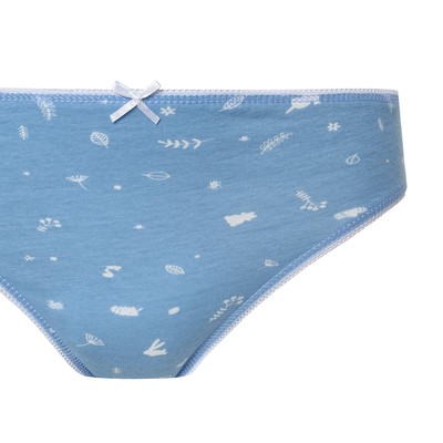Трусы женские слипы, цвет голубой, размер 50/XL