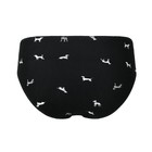 Трусы женские слипы, цвет чёрный, размер 46 - фото 45715017