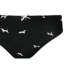 Трусы женские слипы, цвет чёрный, размер 52 - фото 54744442