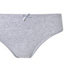 Трусы женские слипы, цвет серый, размер 52 - фото 45451492