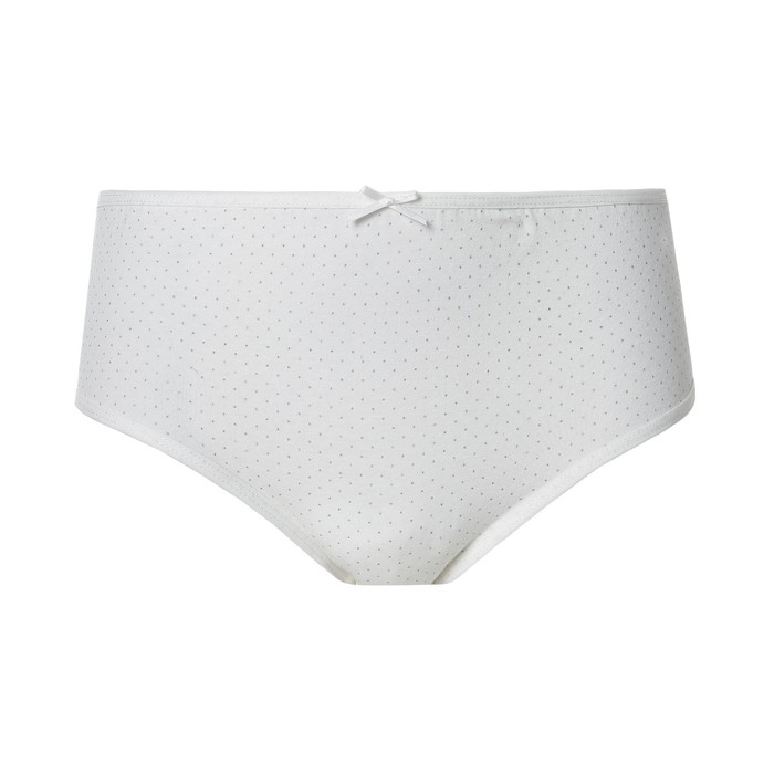 

Трусы женские слипы "Горох", цвет белый, размер 52