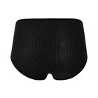 Трусы женские слипы "Горох", цвет чёрный, размер 56 - фото 37571230