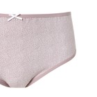 Трусы женские слипы «Лепестки», цвет бежевый, размер 56 9541981