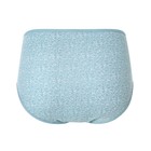 Трусы женские слипы "Лепестки", цвет зелёный, размер 50 - фото 45451496