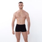Трусы боксеры мужские, цвет чёрный, размер 54-56 - Фото 1