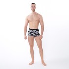 Трусы мужские боксеры Панды, цвет серый меланж, размер 52 - Фото 2