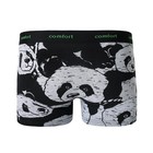 Трусы мужские боксеры Панды, цвет серый меланж, размер 52 - фото 50973910