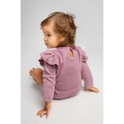Боди детское с длинным рукавом и рюшами Amarobaby Fashion, рост 74 см, цвет розовый - Фото 4