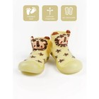 Ботиночки-носочки детские First Step Animals с дышащей подошвой, размер 23, цвет жёлтый - Фото 3
