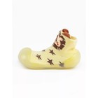 Ботиночки-носочки детские First Step Animals с дышащей подошвой, размер 23, цвет жёлтый - Фото 4