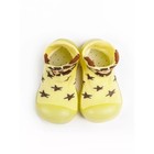 Ботиночки-носочки детские First Step Animals с дышащей подошвой, размер 23, цвет жёлтый - Фото 5