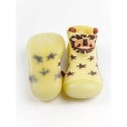 Ботиночки-носочки детские First Step Animals с дышащей подошвой, размер 23, цвет жёлтый - Фото 6