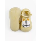 Ботиночки-носочки детские First Step Animals с дышащей подошвой, размер 23, цвет жёлтый - Фото 7
