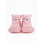 Ботиночки-носочки детские First Step Animals с дышащей подошвой, размер 24, цвет розовый - Фото 2