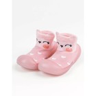 Ботиночки-носочки детские First Step Animals с дышащей подошвой, размер 24, цвет розовый - Фото 3
