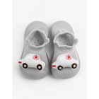 Ботиночки-носочки детские First Step Car с дышащей подошвой, размер 23, цвет серый - Фото 6
