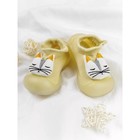 Ботиночки-носочки детские First Step Cat с дышащей подошвой, размер 23, цвет жёлтый - Фото 2