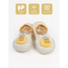 Ботиночки-носочки детские First Step Pure Pineapple с дышащей подошвой, размер 23, цвет бежевый - фото 291559957
