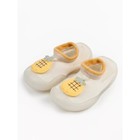 Ботиночки-носочки детские First Step Pure Pineapple с дышащей подошвой, размер 23, цвет бежевый - Фото 4