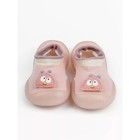 Ботиночки-носочки детские First Step Pure Pink с дышащей подошвой, размер 24, цвет розовый - фото 109771111