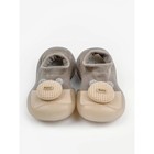 Ботиночки-носочки детские First Step Pure Toys с дышащей подошвой, размер 24, цвет бежевый - фото 109771126