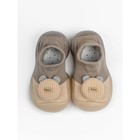 Ботиночки-носочки детские First Step Pure Toys с дышащей подошвой, размер 24, цвет бежевый - Фото 4