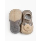 Ботиночки-носочки детские First Step Pure Toys с дышащей подошвой, размер 24, цвет бежевый - Фото 5