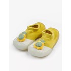Ботиночки-носочки детские First Step Pure Toys с дышащей подошвой, размер 22, цвет жёлтый - Фото 2