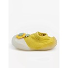 Ботиночки-носочки детские First Step Pure Toys с дышащей подошвой, размер 22, цвет жёлтый - Фото 3