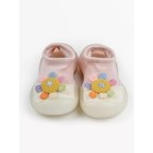 Ботиночки-носочки детские First Step Pure Toys с дышащей подошвой, размер 24, цвет розовый - Фото 3
