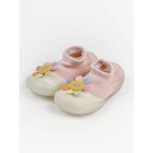 Ботиночки-носочки детские First Step Pure Toys с дышащей подошвой, размер 24, цвет розовый - Фото 4
