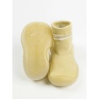 Ботиночки-носочки детские First Step с дышащей подошвой, размер 23, цвет жёлтый - Фото 5